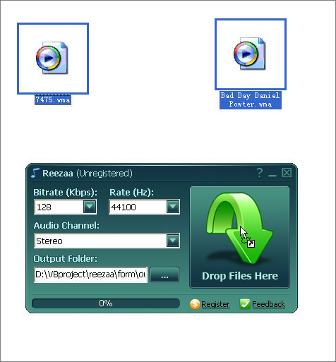 Reezaa MP3 Converter Tutorial Step 2